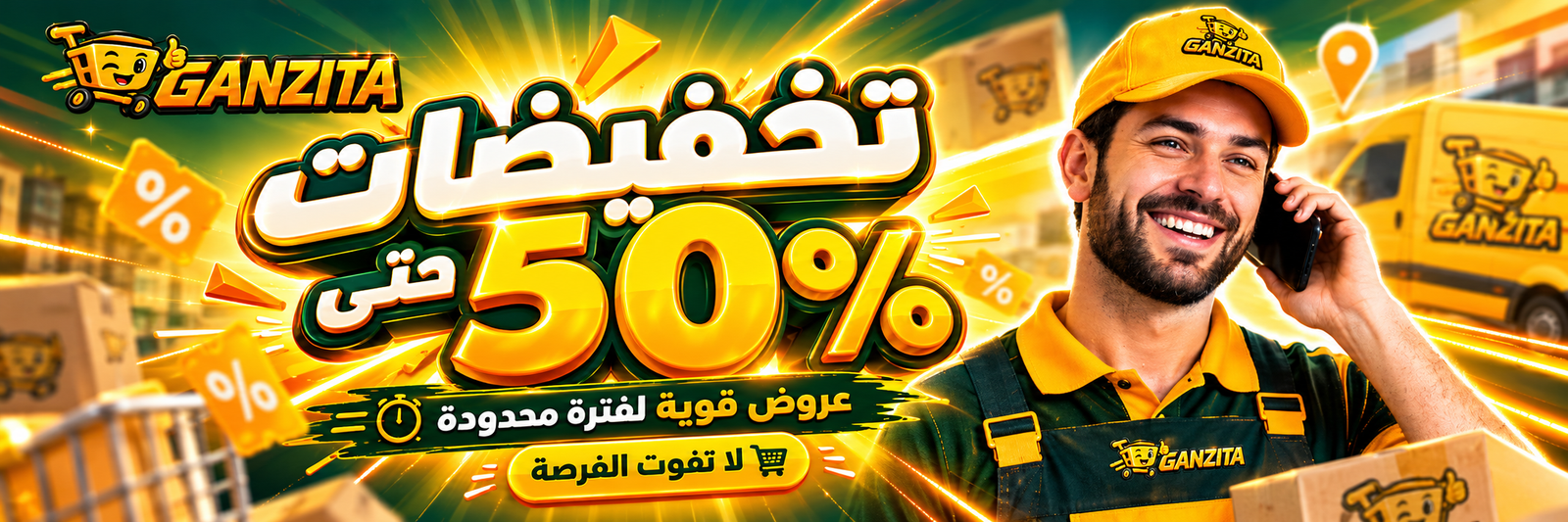 GANZITA Golden Delivery Sale